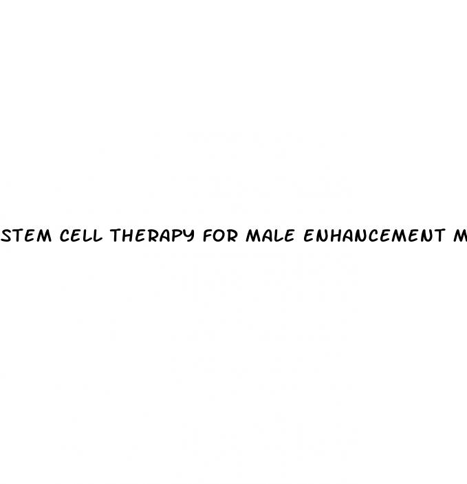 stem cell therapy for male enhancement miami