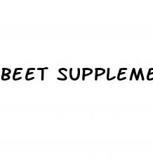 beet supplements and erectile dysfunction