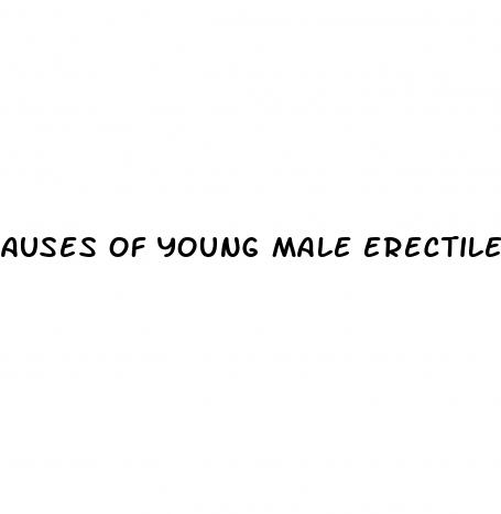 auses of young male erectile dysfunction sometimes