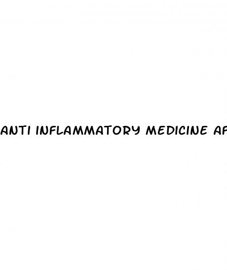 anti inflammatory medicine affect erectile dysfunction