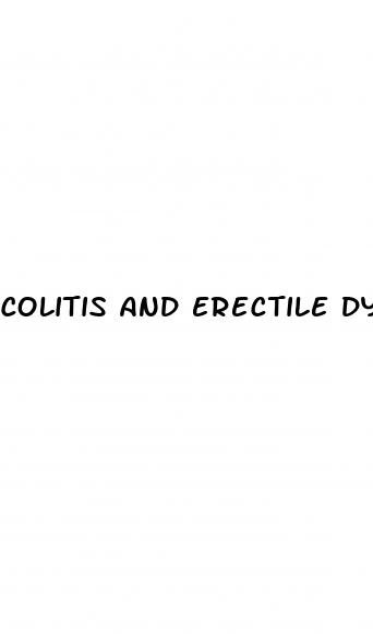 colitis and erectile dysfunction