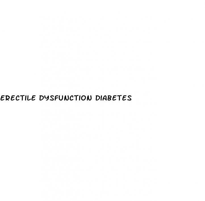 erectile dysfunction diabetes