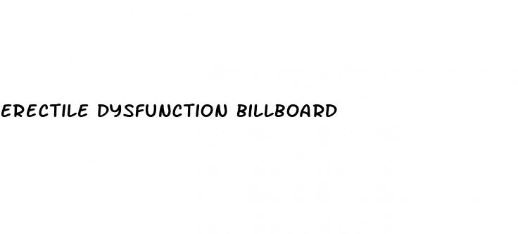 erectile dysfunction billboard