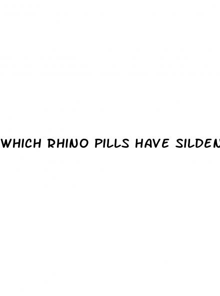 which rhino pills have sildenafil