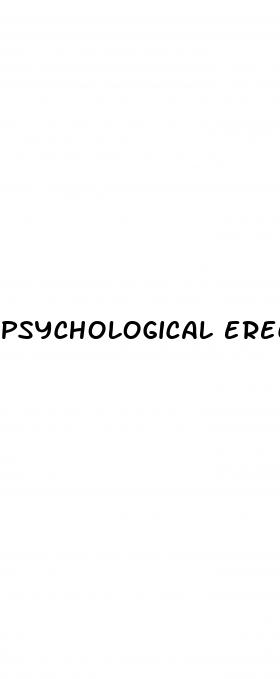 psychological erectile dysfunction help