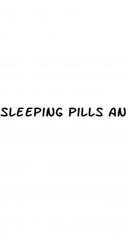 sleeping pills and erectile dysfunction