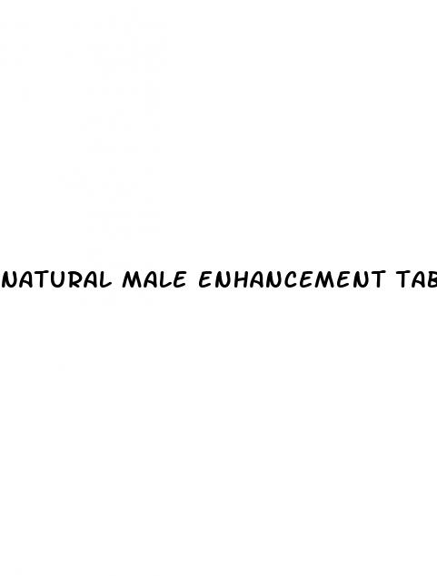 natural male enhancement tablets