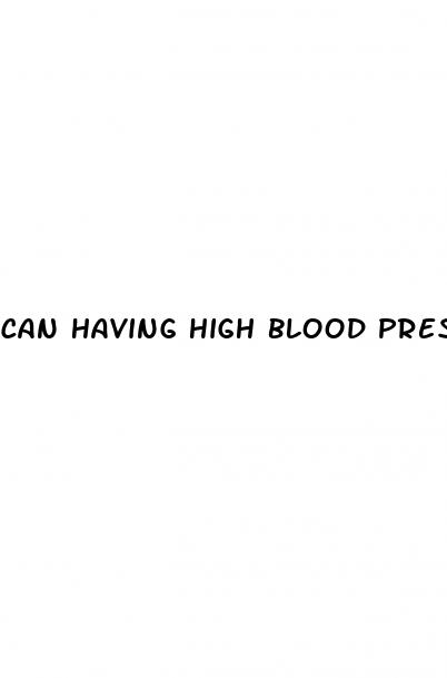 can having high blood pressure cause erectile dysfunction