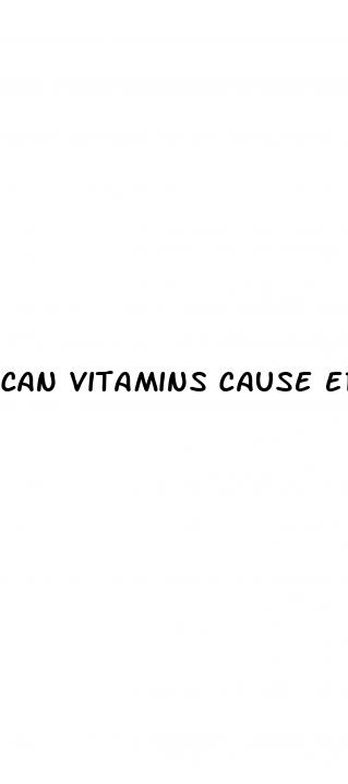 can vitamins cause erectile dysfunction