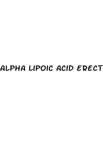 alpha lipoic acid erectile dysfunction