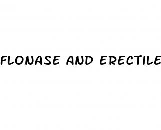 flonase and erectile dysfunction