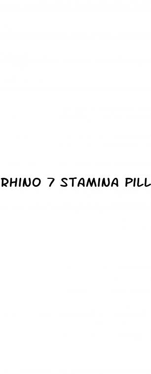 rhino 7 stamina pills