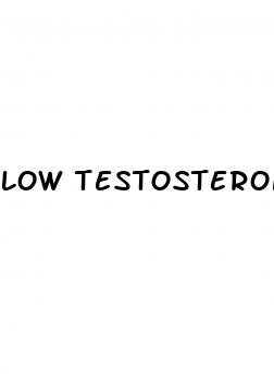 low testosterone but no erectile dysfunction