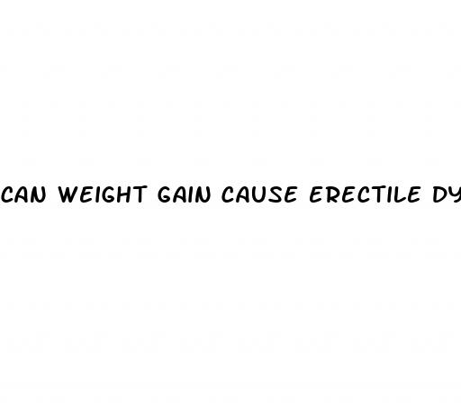 can weight gain cause erectile dysfunction