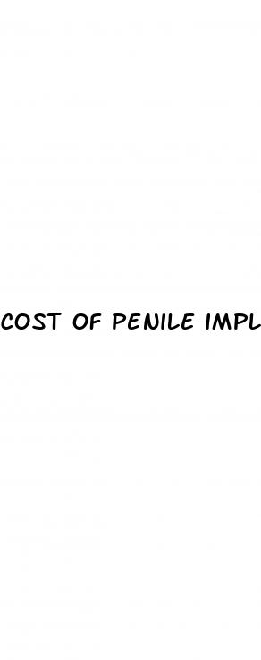 cost of penile implants for erectile dysfunction