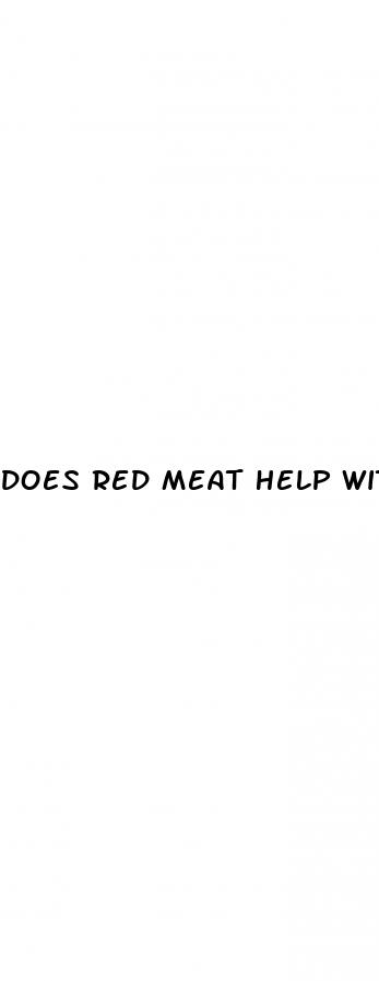 does red meat help with erectile dysfunction