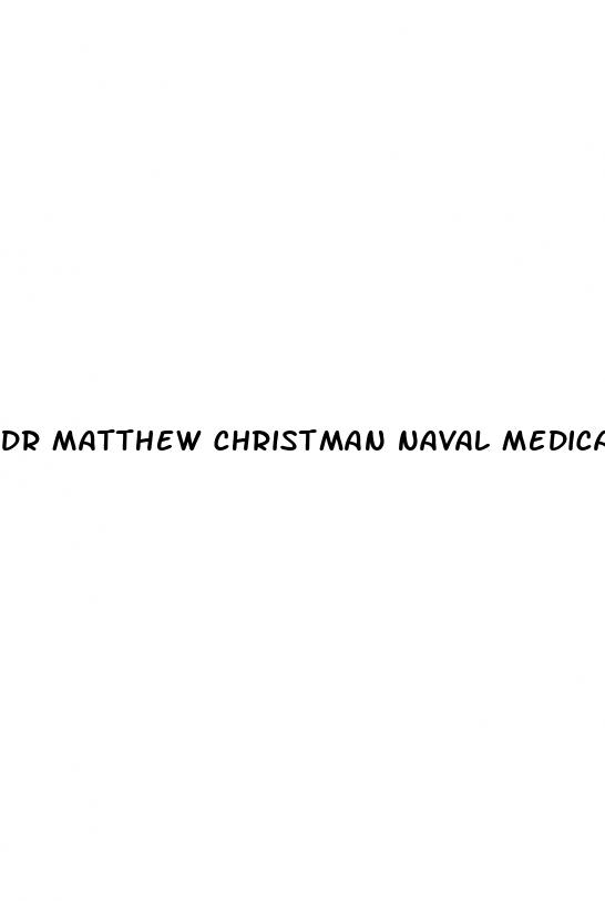 dr matthew christman naval medical center study erectile dysfunction