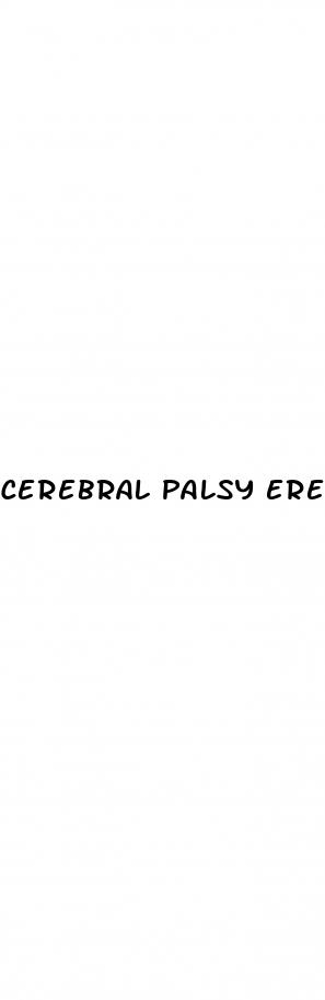 cerebral palsy erectile dysfunction