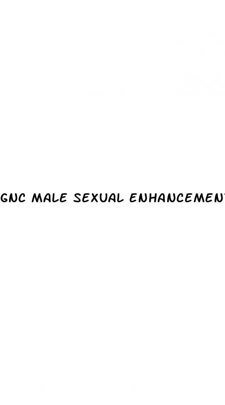 gnc male sexual enhancement