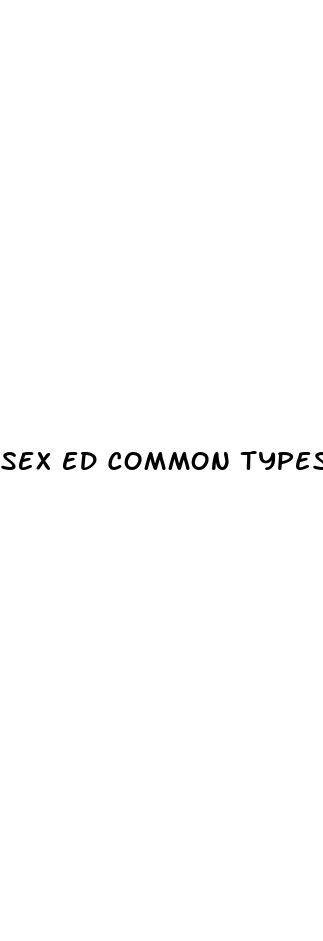 sex ed common types of birth control pills