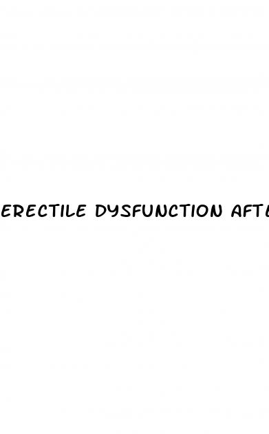 erectile dysfunction after radiation therapy