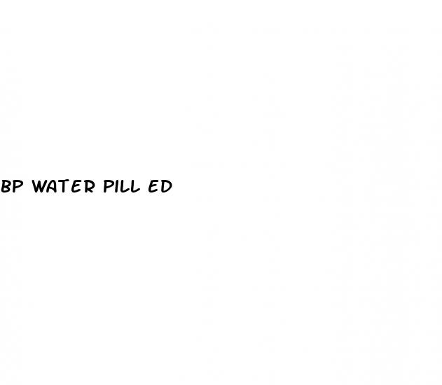 bp water pill ed