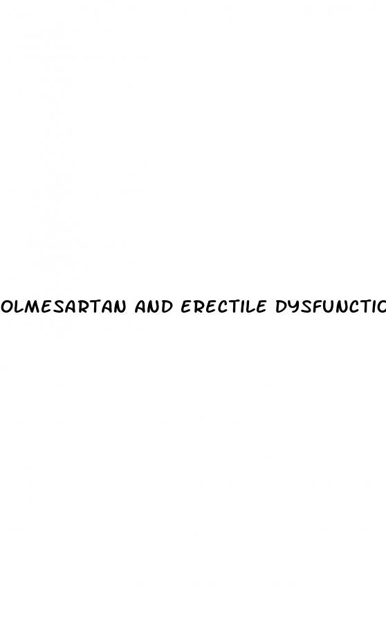 olmesartan and erectile dysfunction