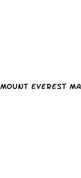 mount everest male enhancement