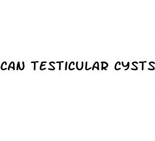 can testicular cysts cause erectile dysfunction