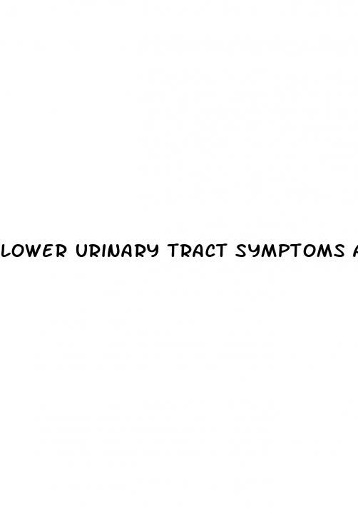 lower urinary tract symptoms and erectile dysfunction