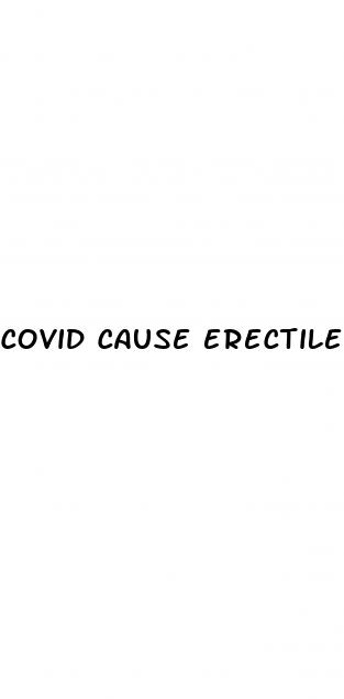 covid cause erectile dysfunction