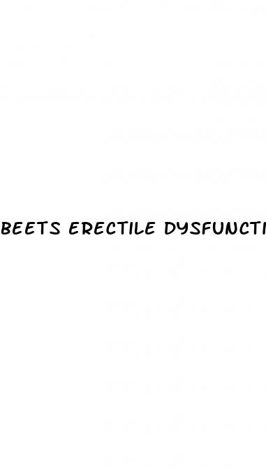 beets erectile dysfunction review