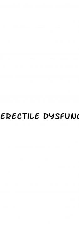 erectile dysfunction after radical prostatectomy