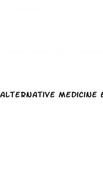 alternative medicine erectile dysfunction