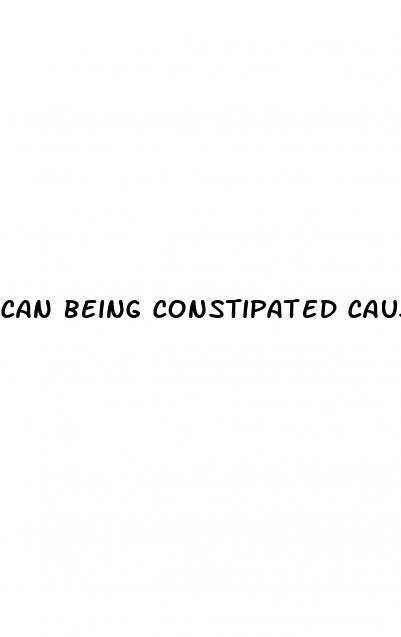 can being constipated cause erectile dysfunction