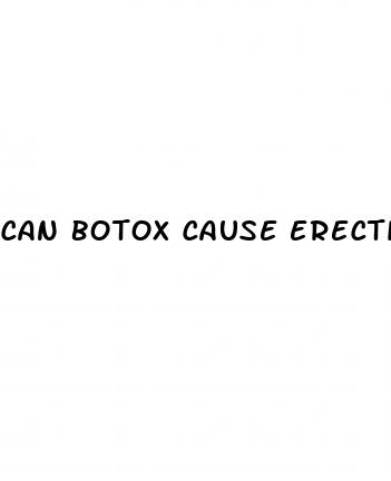 can botox cause erectile dysfunction