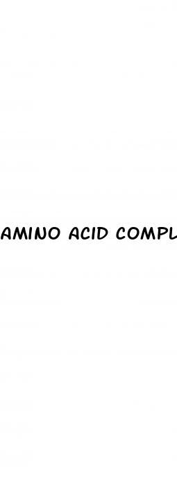 amino acid complex support for male enhancement