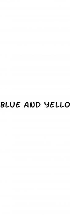 blue and yellow pills ed