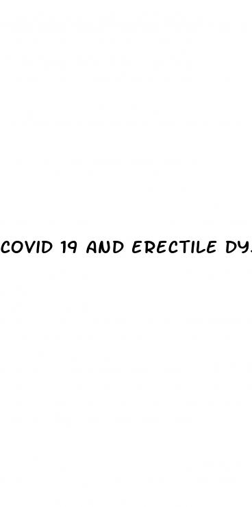 covid 19 and erectile dysfunction