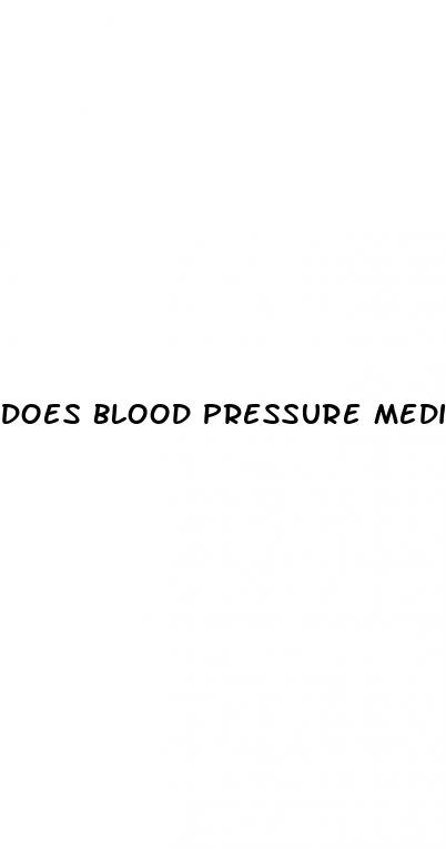 does blood pressure medications affect erectile dysfunction