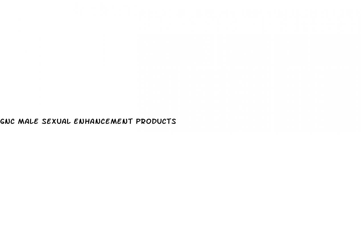 gnc male sexual enhancement products