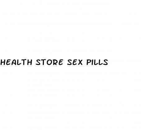 health store sex pills