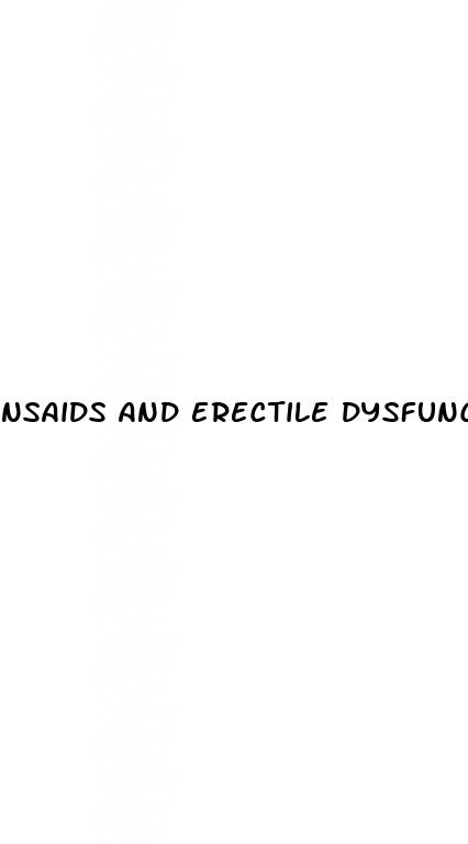 nsaids and erectile dysfunction