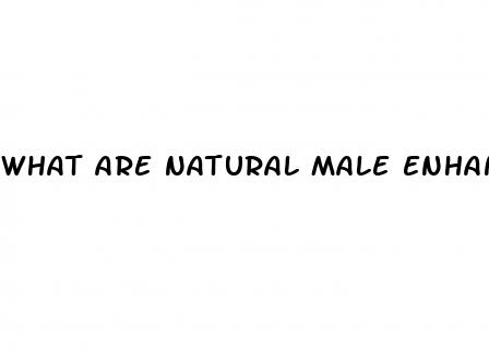 what are natural male enhancement pills