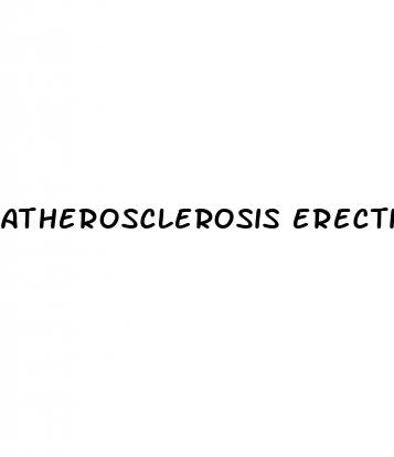 atherosclerosis erectile dysfunction