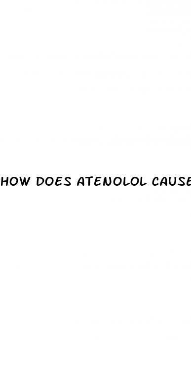 how does atenolol cause erectile dysfunction