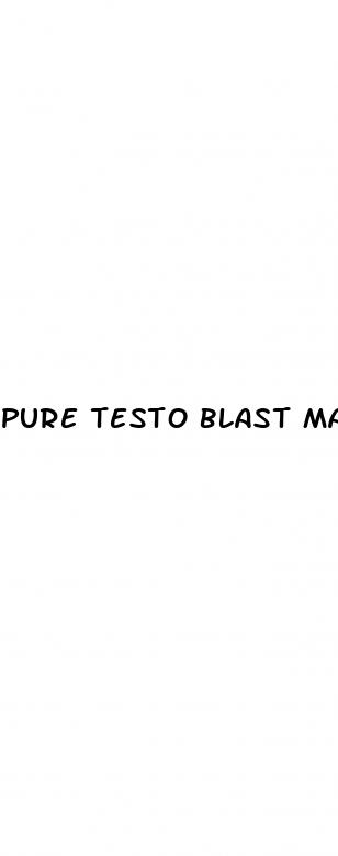 pure testo blast male enhancement