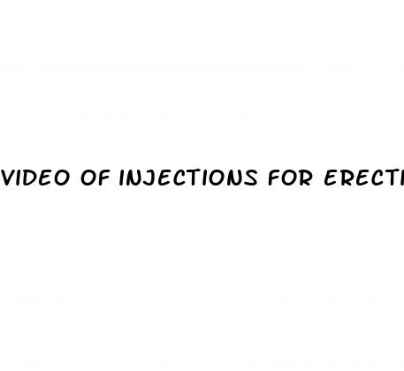 video of injections for erectile dysfunction video