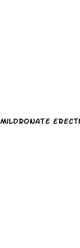 mildronate erectile dysfunction