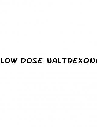 low dose naltrexone erectile dysfunction